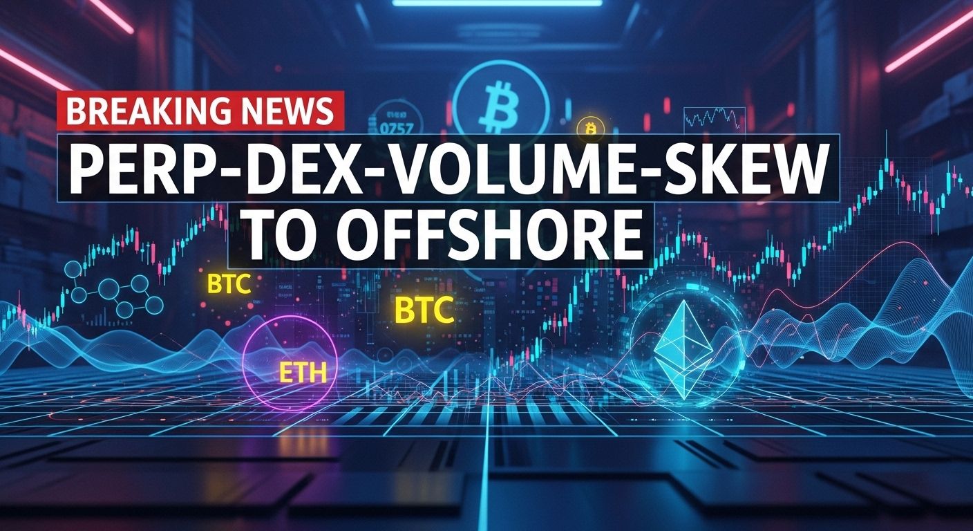 Perp DEX volume skew to offshore