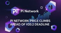 Pi Network price climbs ahead of v20.2 deadline