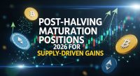 Post-halving maturation positions 2026 for supply-driven gains