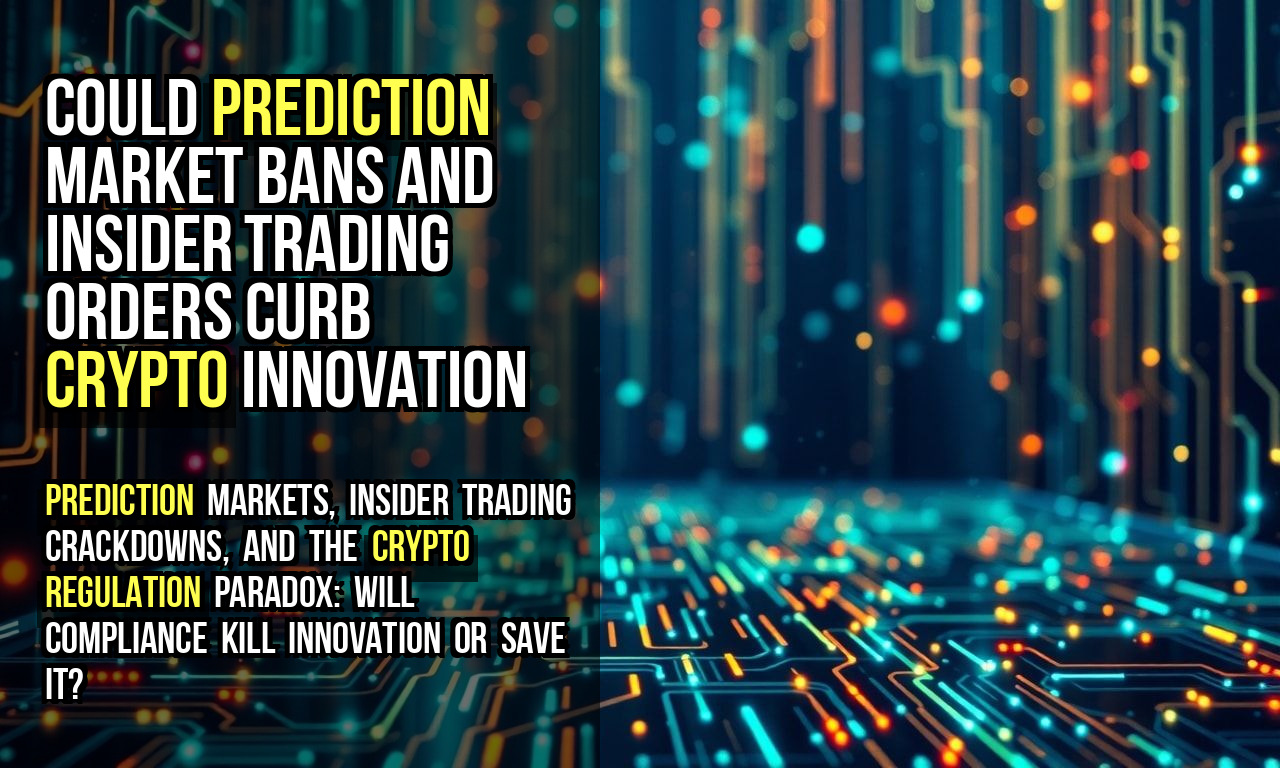 Could Prediction Market Bans and Insider Trading Orders Curb Crypto Innovation