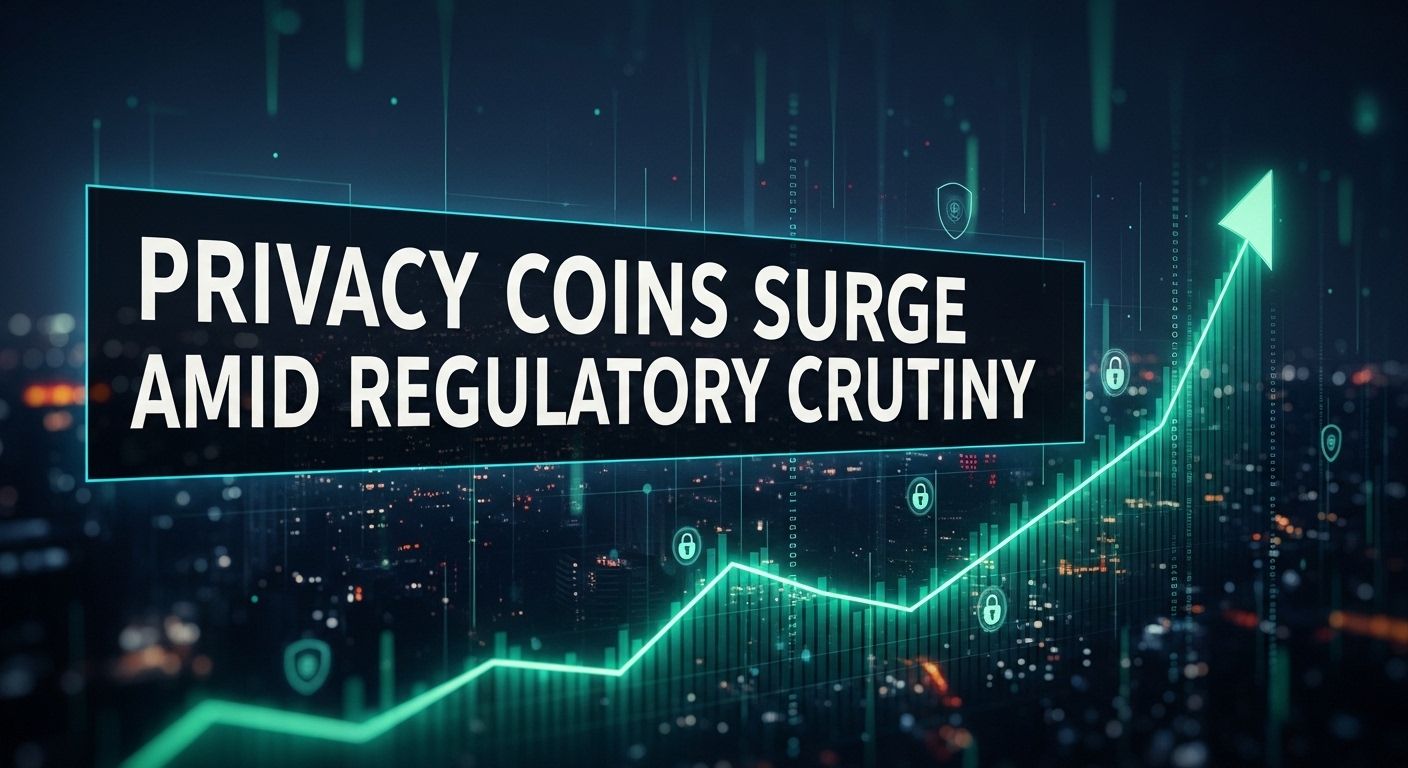 Privacy coins surge as regulatory scrutiny intensifies