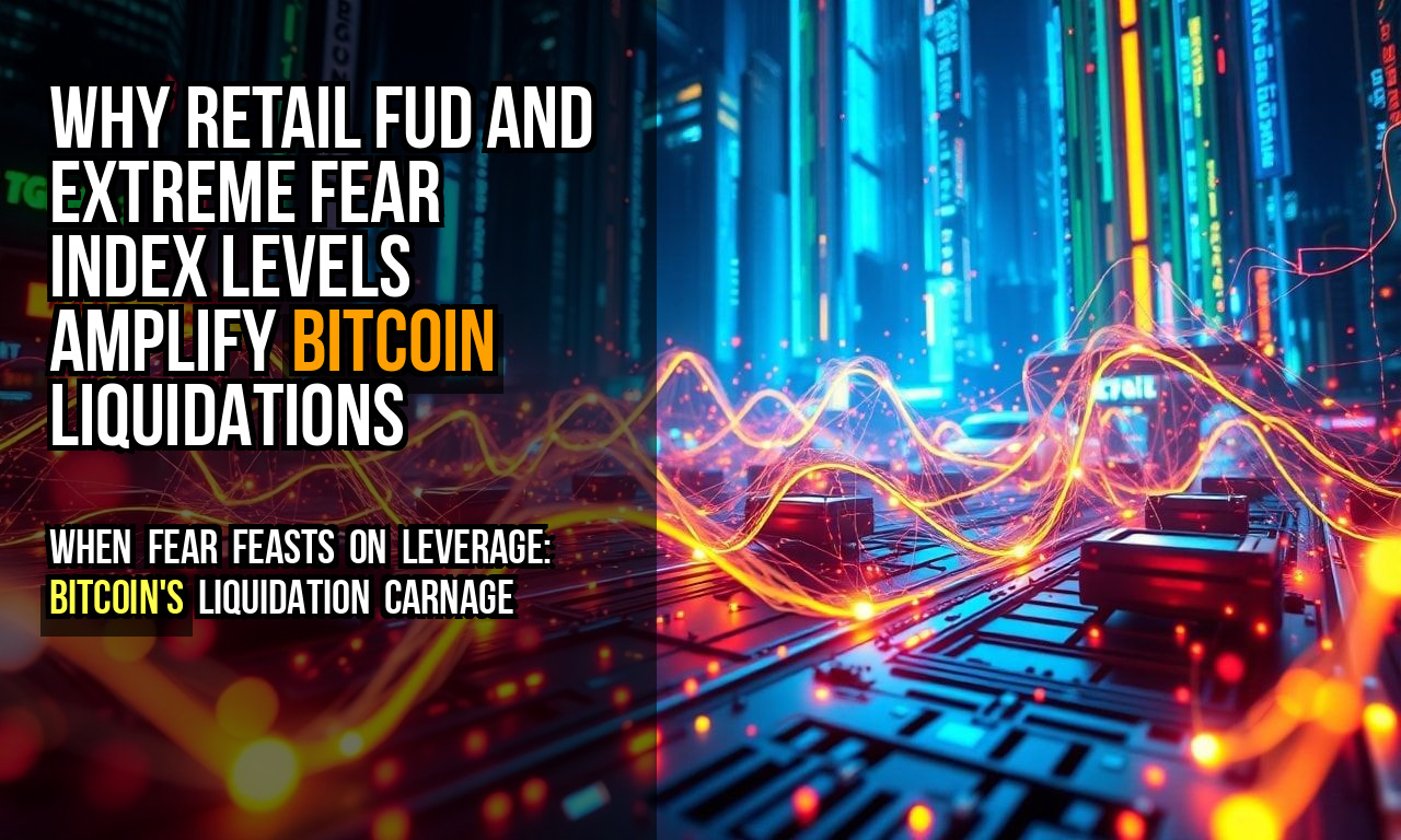 Why Retail FUD and Extreme Fear Index Levels Amplify Bitcoin Liquidations