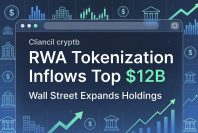 RWA Tokenization Inflows Top $12B as Wall Street Expands Holdings
