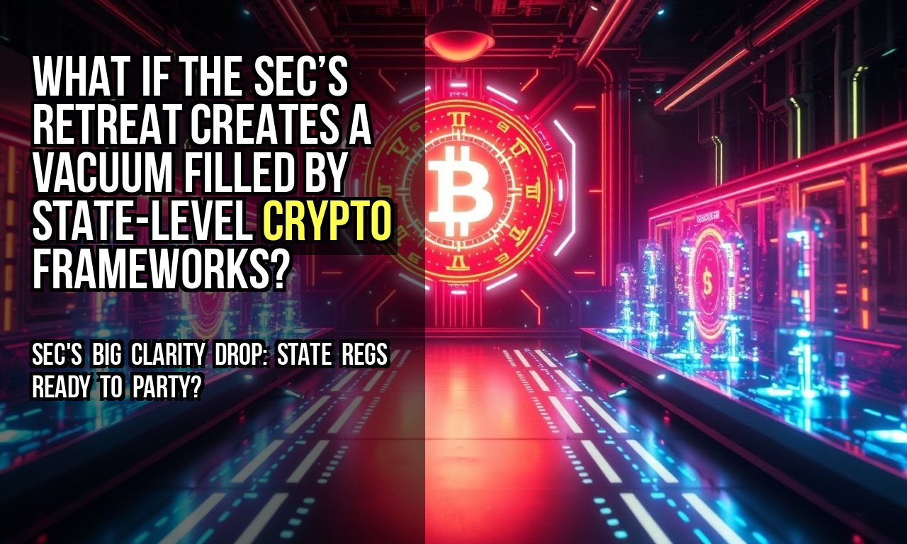 What if the SEC’s retreat creates a vacuum filled by state-level crypto frameworks?