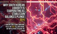 Why South Korean liquidity is evaporating as stablecoin balances plunge 55%