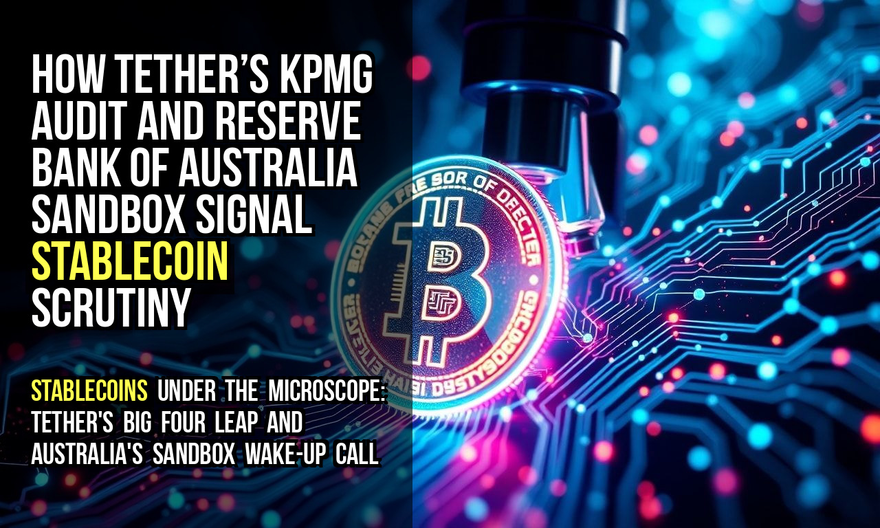 How Tether’s KPMG Audit and Reserve Bank of Australia Sandbox Signal Stablecoin Scrutiny