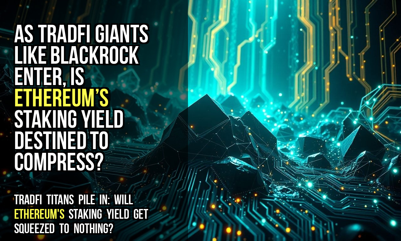 As TradFi giants like BlackRock enter, is Ethereum’s staking yield destined to compress?