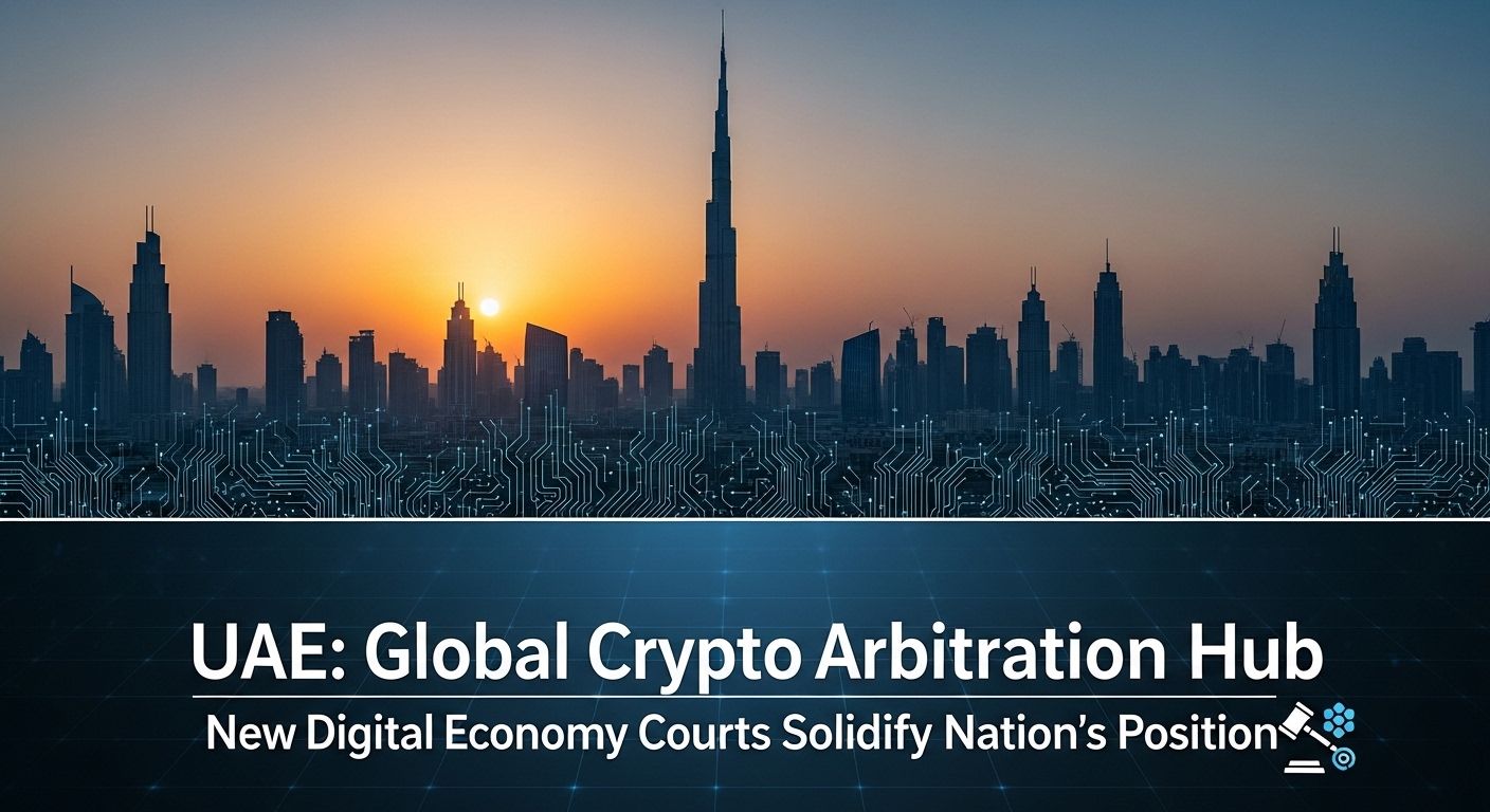 UAE Emerges as Global Crypto Arbitration Hub With New Digital Economy Courts