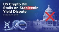 US crypto bill stalls on stablecoin yield dispute