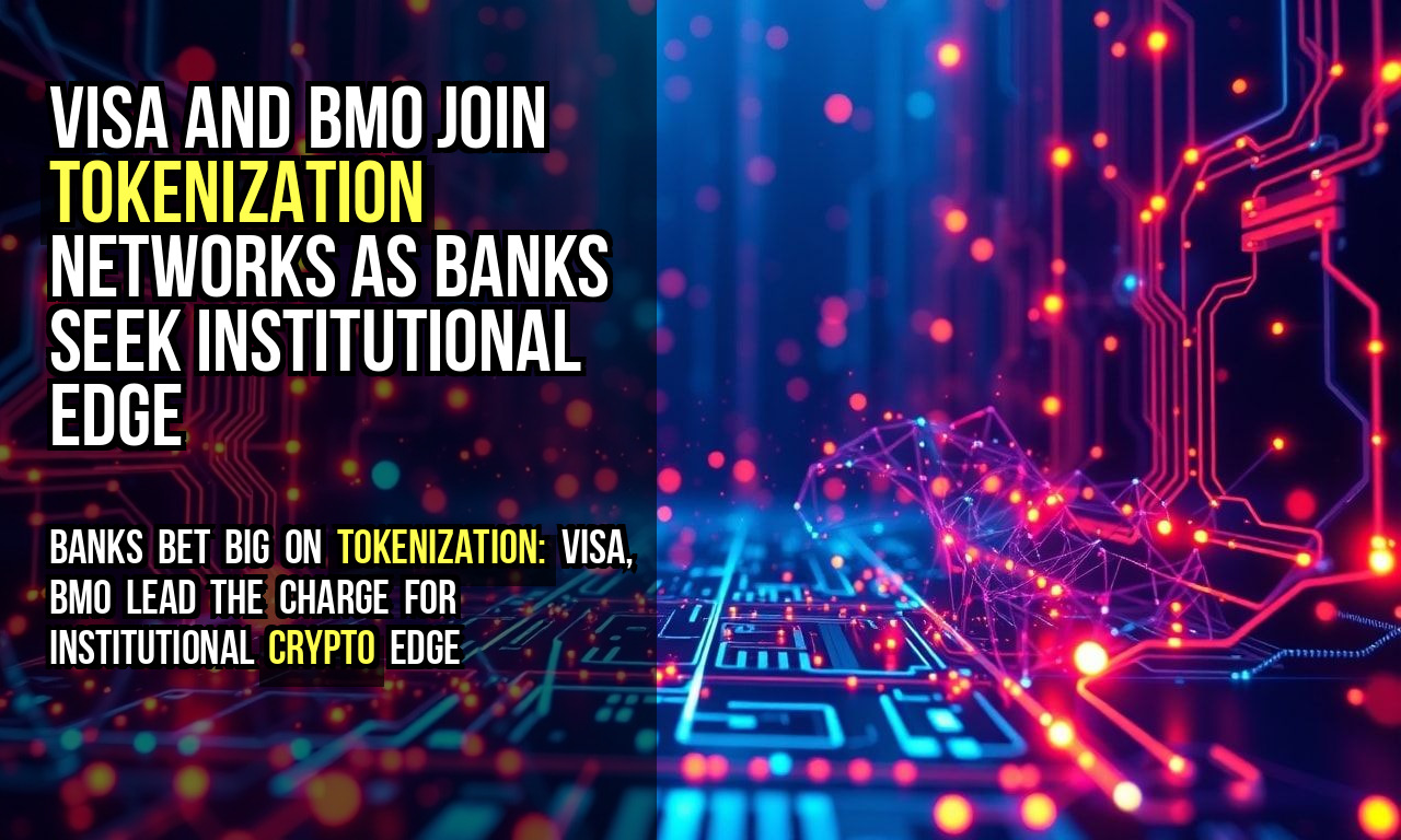 Visa and BMO Join Tokenization Networks as Banks Seek Institutional Edge