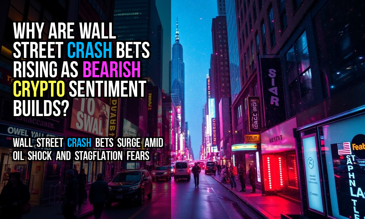 Why Are Wall Street Crash Bets Rising as Bearish Crypto Sentiment Builds?
