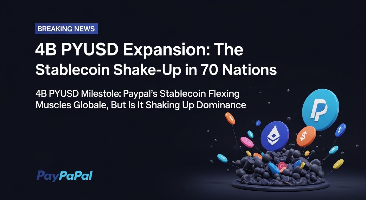 What the $4B PYUSD expansion means for stablecoin dominance in 70 nations