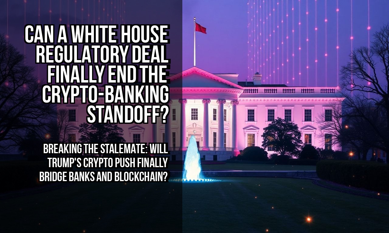 Can a White House regulatory deal finally end the crypto-banking standoff?
