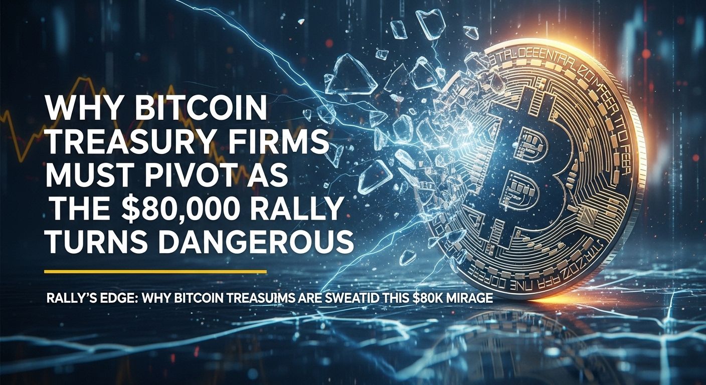 Why Bitcoin treasury firms must pivot as the $80,000 rally turns ‘dangerous’