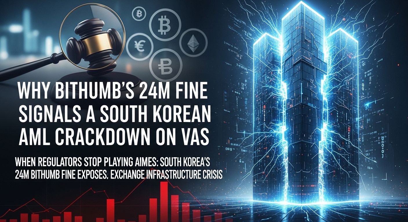 Why Bithumb’s $24M fine signals a South Korean AML crackdown on VAs