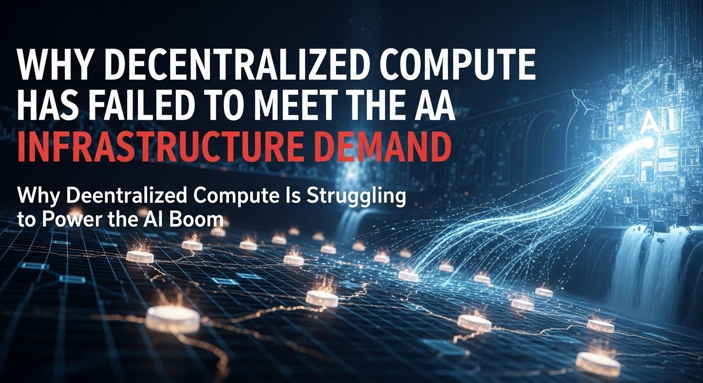 Why decentralized compute has failed to meet the AI infrastructure demand