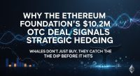 Why the Ethereum Foundation’s $10.2M OTC deal signals strategic hedging