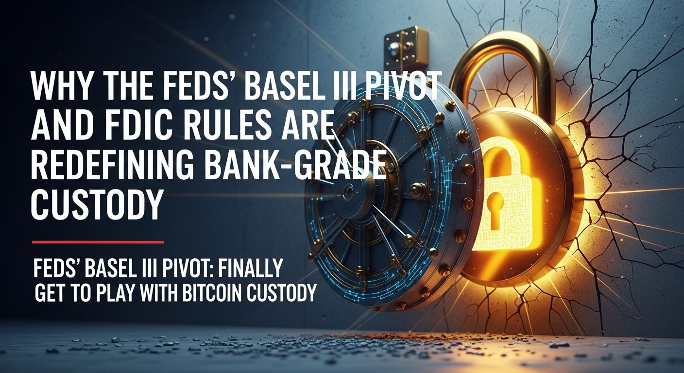 Why the Fed’s Basel III pivot and FDIC rules are redefining bank-grade custody