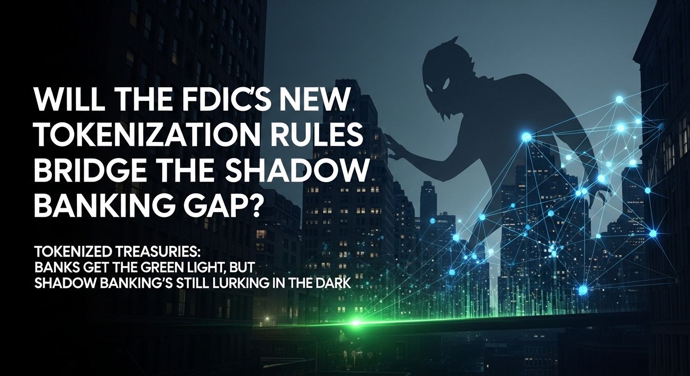 Will the FDIC’s New Tokenization Rules Bridge the Shadow Banking Gap?