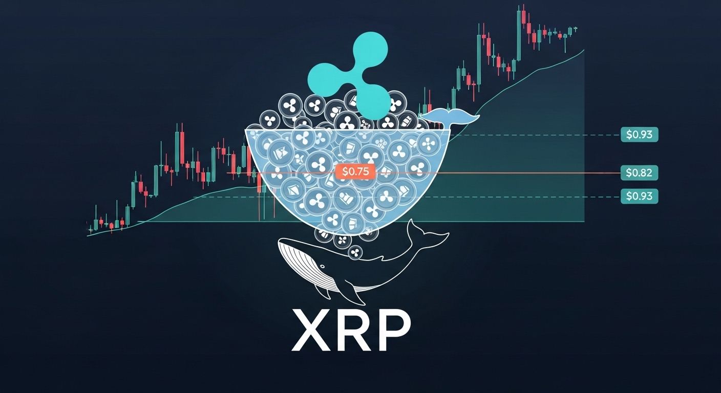 XRP Whale Accumulation Backs Cup-and-Handle Pattern — Key Price Levels to Watch