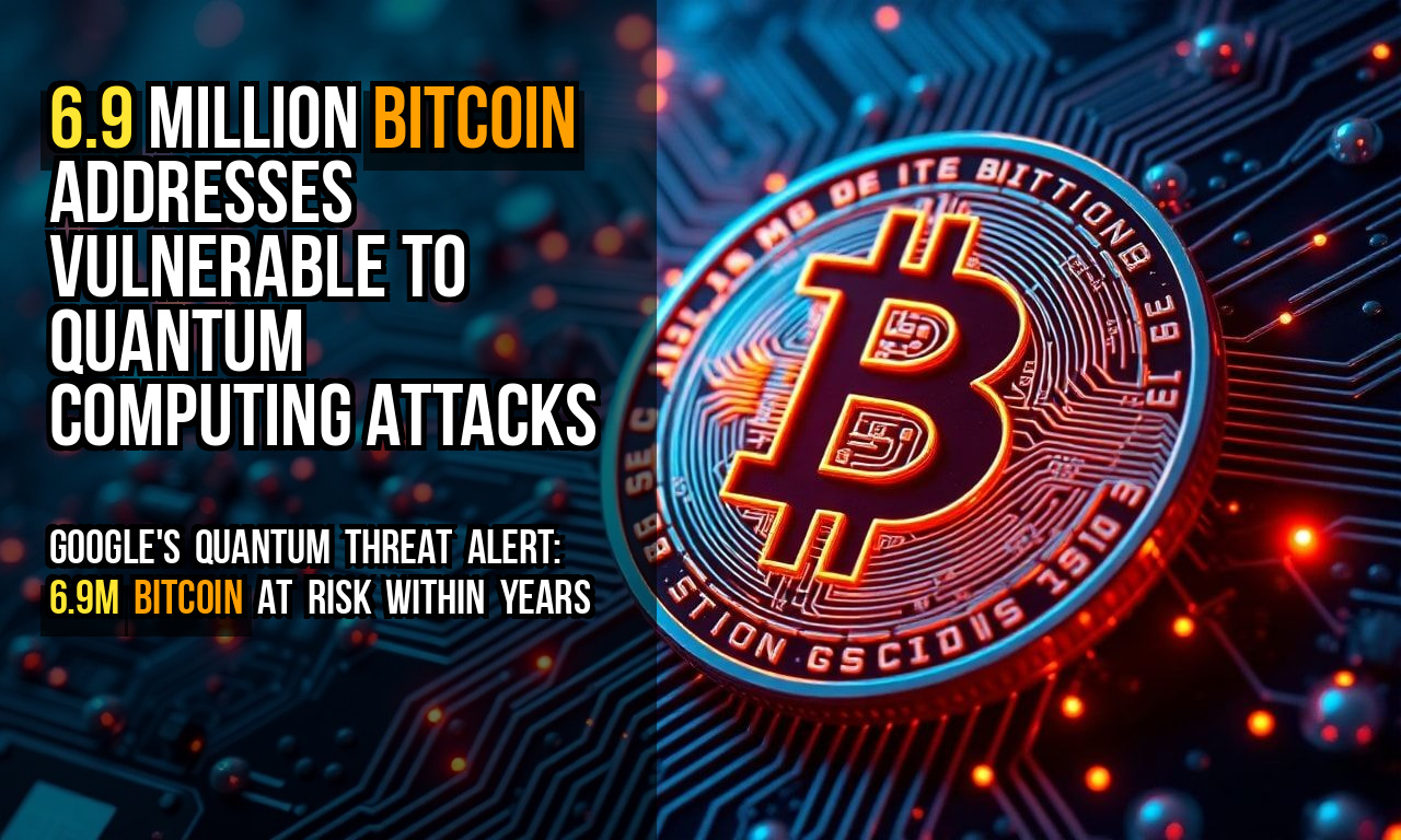 6.9 Million Bitcoin Addresses Vulnerable to Quantum Computing Attacks