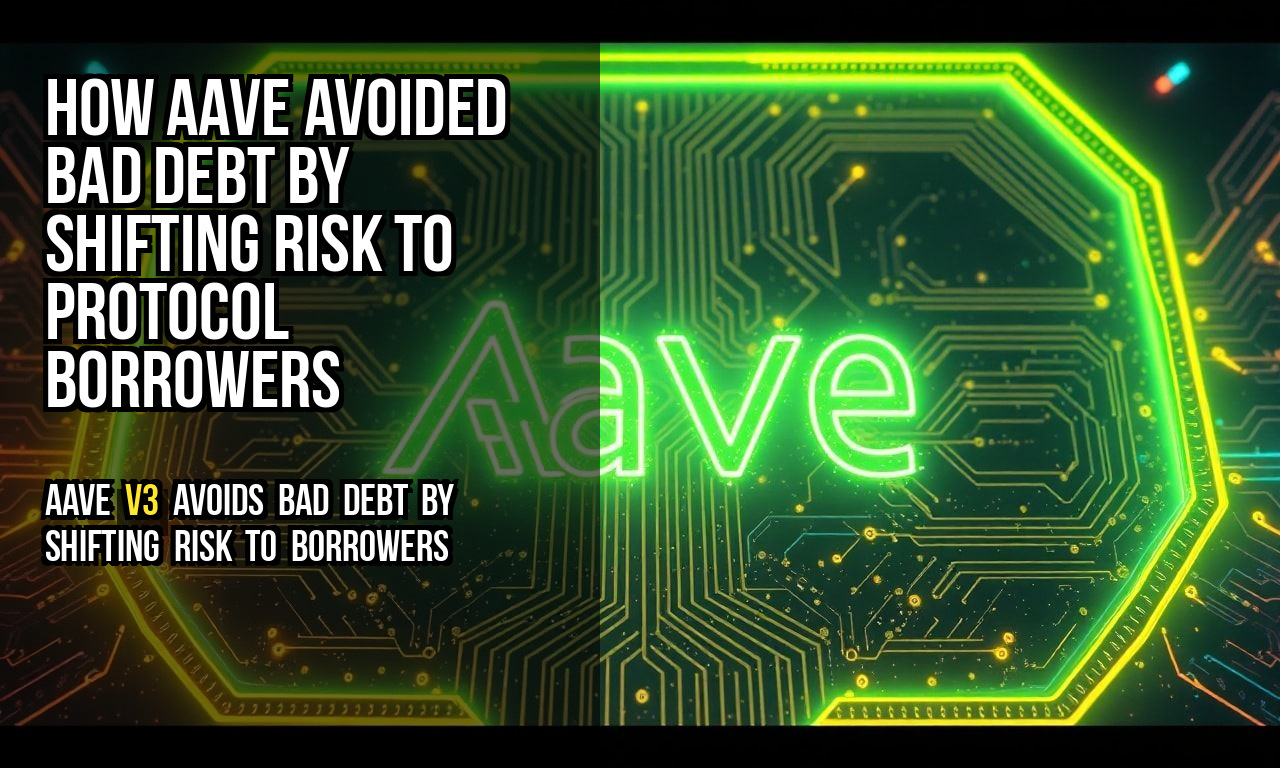 How Aave avoided bad debt by shifting risk to protocol borrowers