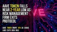 Aave token falls near 2-year low as risk management firm exits protocol