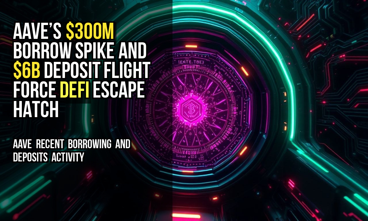 Aave’s $300M Borrow Spike and $6B Deposit Flight Force DeFi Escape Hatch