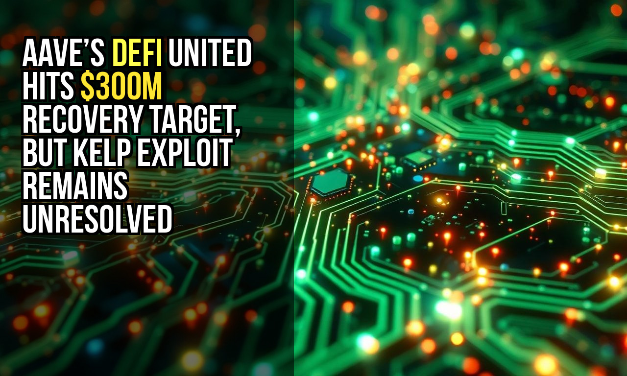 Aave’s DeFi United hits $300M recovery target, but Kelp exploit remains unresolved