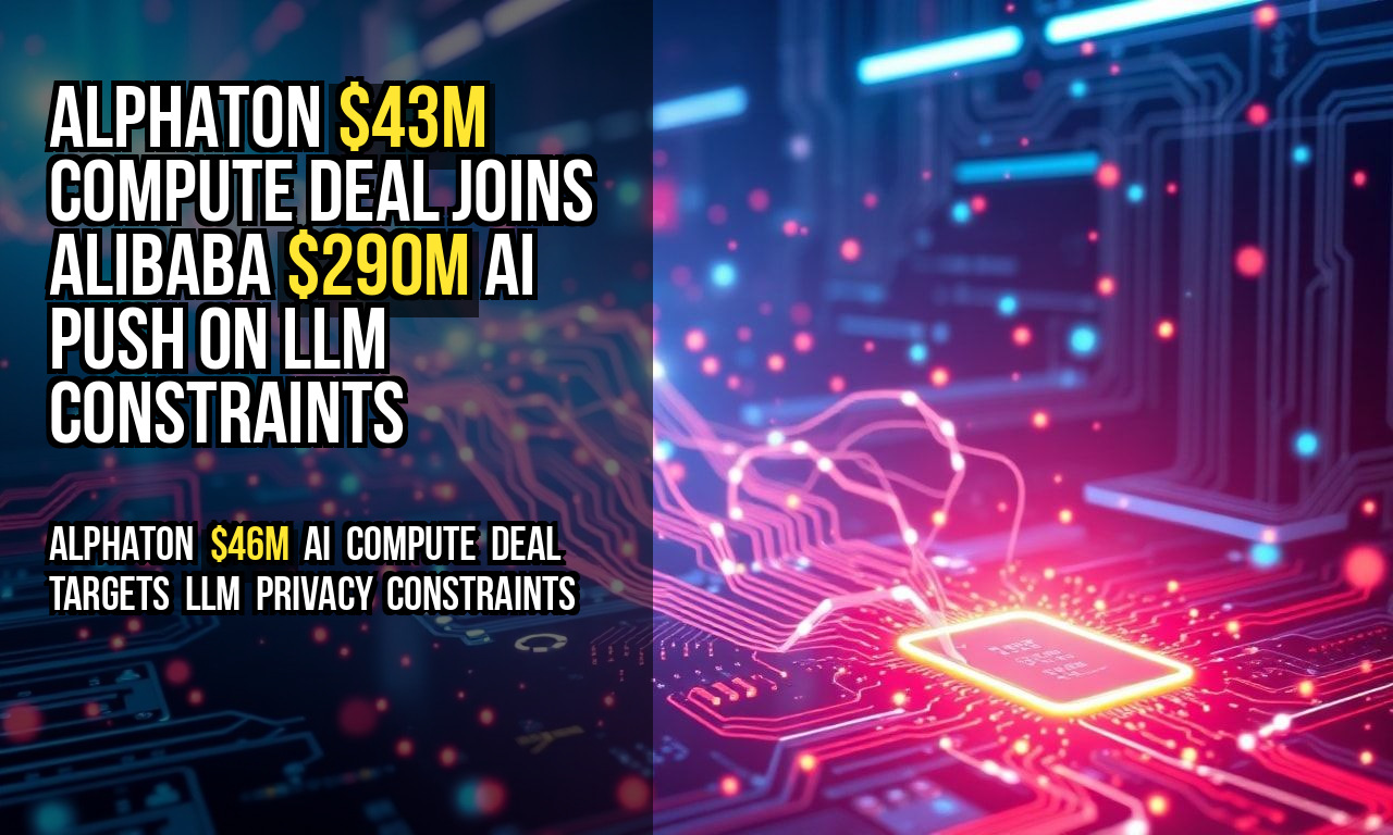 AlphaTON $43M Compute Deal Joins Alibaba $290M AI Push on LLM Constraints