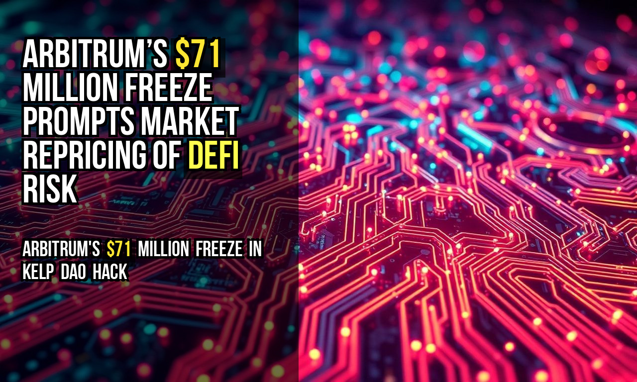 Arbitrum’s $71 Million Freeze Prompts Market Repricing of DeFi Risk