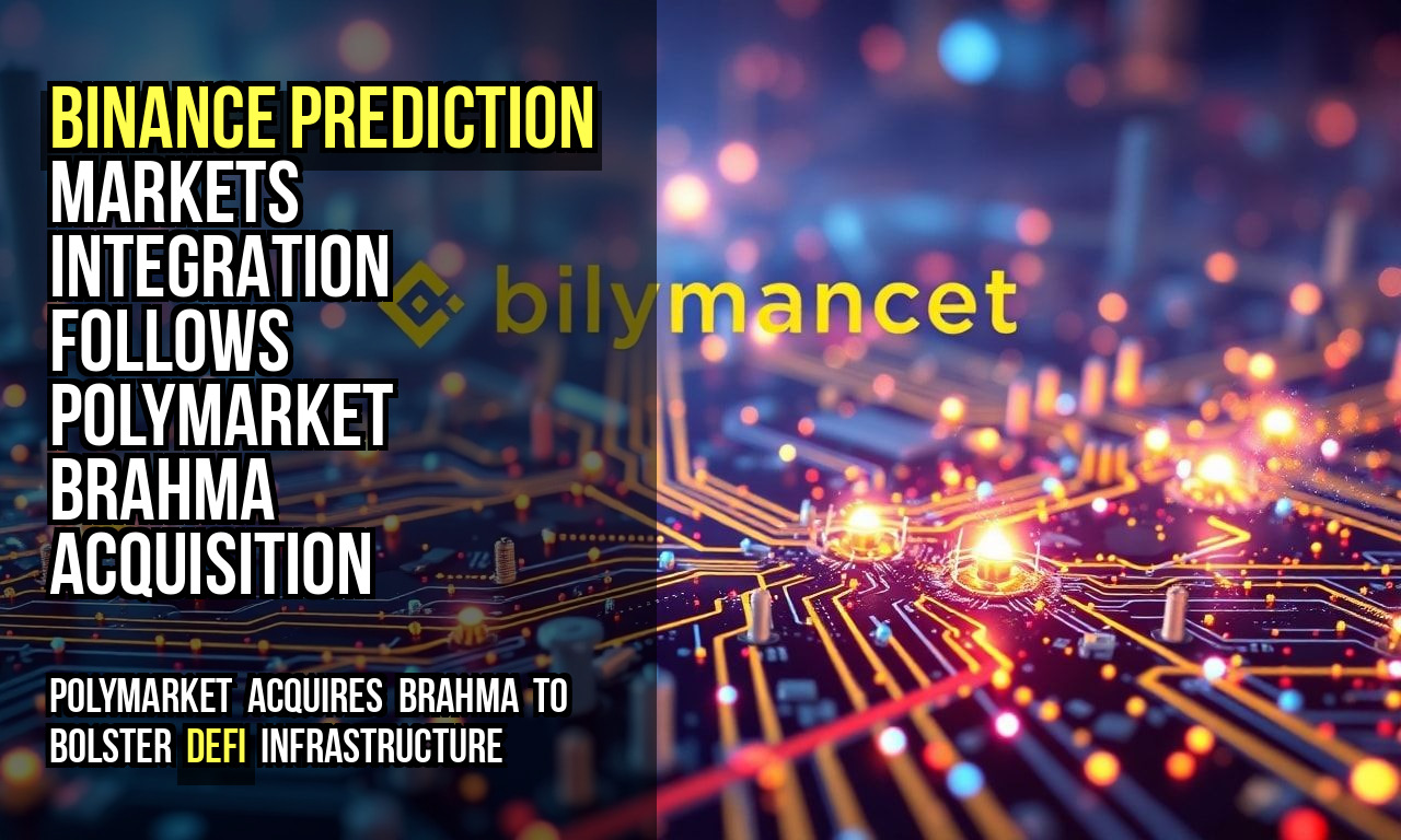 Binance Prediction Markets Integration Follows Polymarket Brahma Acquisition
