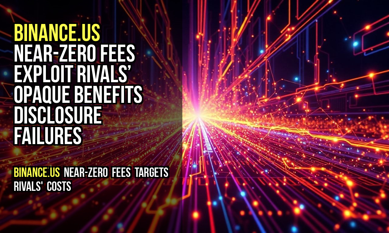 Binance.US Near-Zero Fees Exploit Rivals’ Opaque Benefits Disclosure Failures