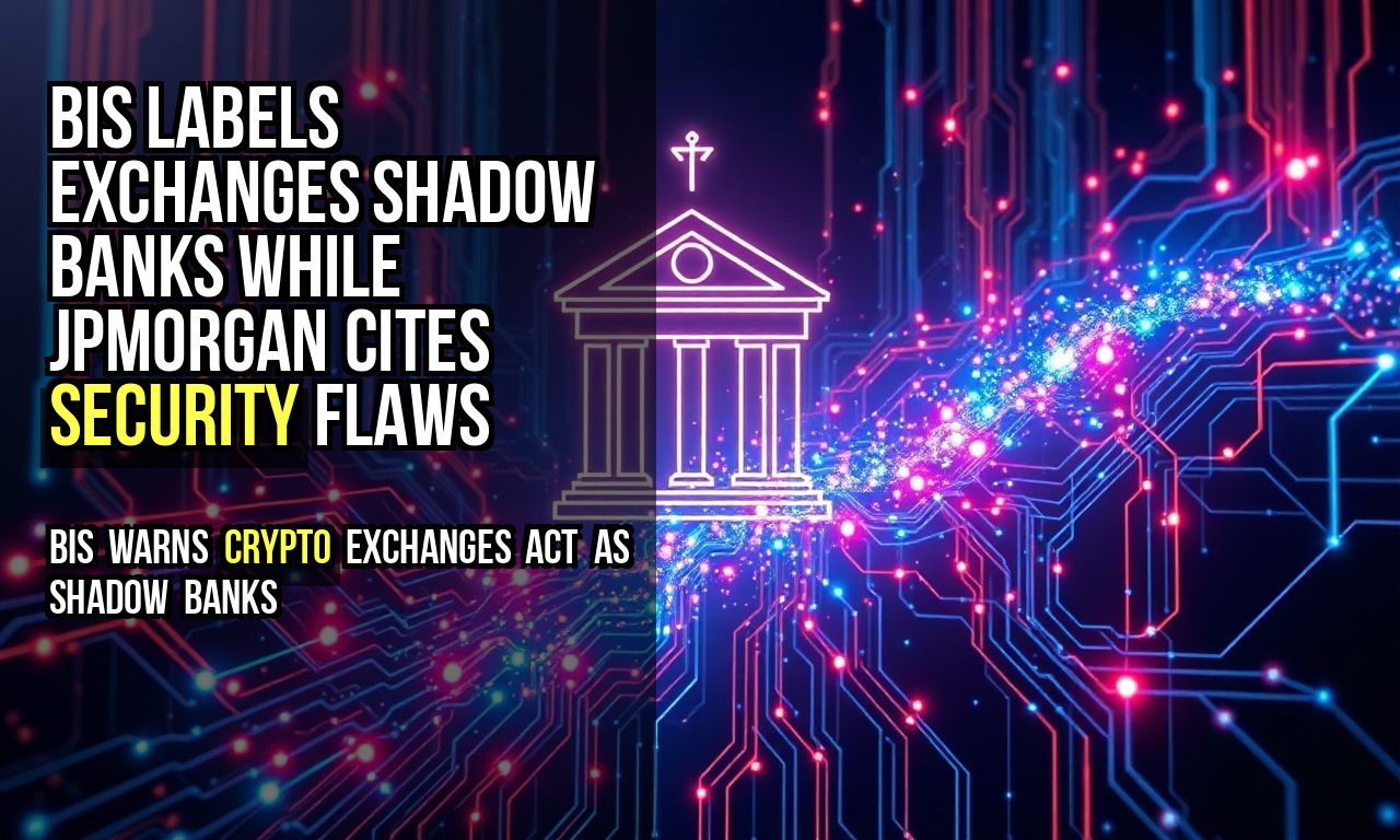 BIS Labels Exchanges Shadow Banks While JPMorgan Cites Security Flaws