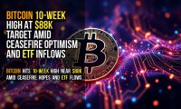 Bitcoin 10-Week High at $88K Target Amid Ceasefire Optimism and ETF Inflows