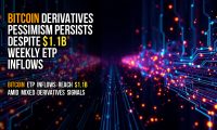 Bitcoin Derivatives Pessimism Persists Despite $1.1B Weekly ETP Inflows