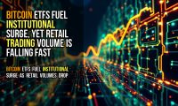 Bitcoin ETFs fuel institutional surge, yet retail trading volume is falling fast