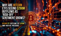 Why Are Bitcoin ETFs Seeing $290M Outflows as ‘Risk-Off’ Sentiment Grows?