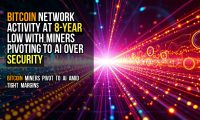 Bitcoin Network Activity at 8-Year Low With Miners Pivoting to AI Over Security