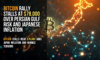 Bitcoin Rally Stalls at $78,000 Over Persian Gulf Risk and Japanese Inflation