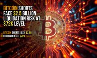 Bitcoin shorts face $2.5 billion liquidation risk at $72K level