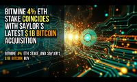 Bitmine 4% ETH Stake Coincides With Saylor’s Latest $1B Bitcoin Acquisition