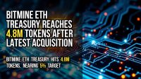 BitMine ETH treasury reaches 4.8M tokens after latest acquisition