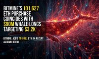 BitMine’s 101,627 ETH Purchase Coincides With $90M Whale Longs Targeting $3.2K