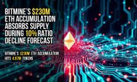 Bitmine’s $230M ETH Accumulation Absorbs Supply During 10% Ratio Decline Forecast