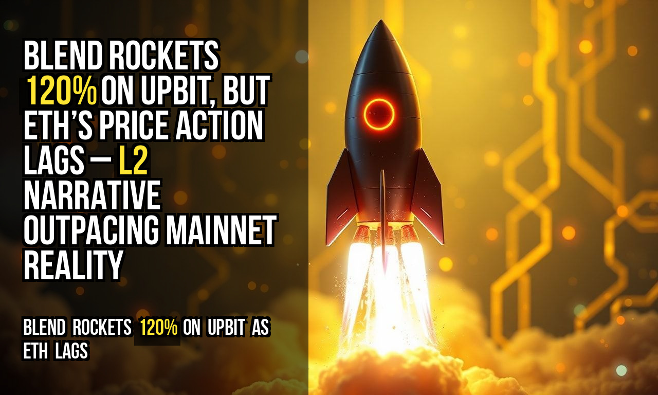 BLEND rockets 120% on Upbit, but ETH’s price action lags – L2 narrative outpacing mainnet reality