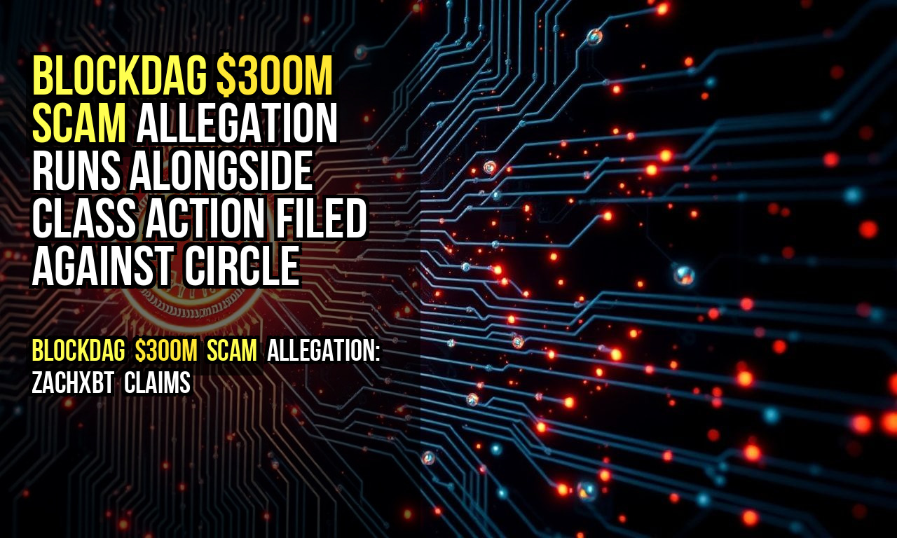 BlockDAG $300M Scam Allegation Runs Alongside Class Action Filed Against Circle