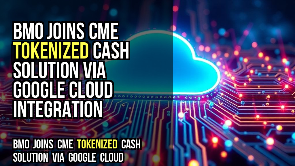 BMO joins CME tokenized cash solution via Google Cloud integration