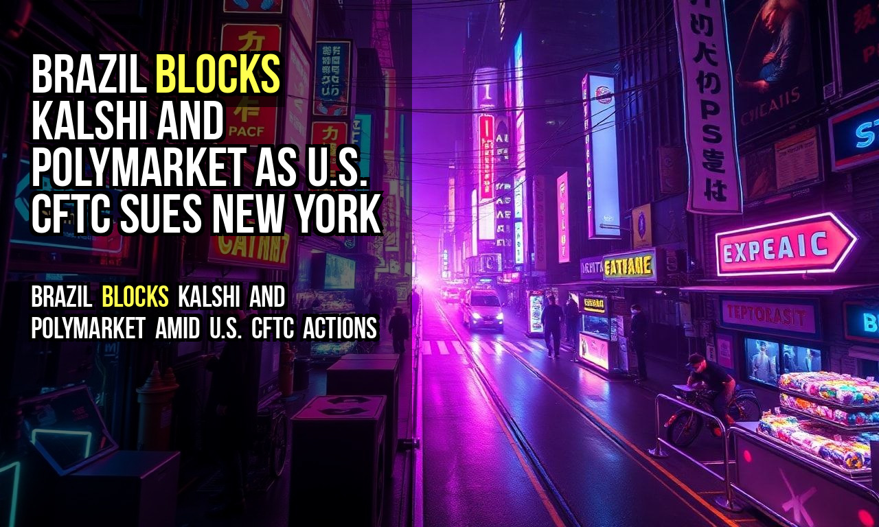 Brazil Blocks Kalshi and Polymarket as U.S. CFTC Sues New York