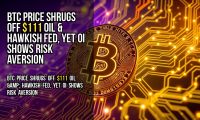 BTC price shrugs off $111 oil & hawkish Fed, yet OI shows risk aversion